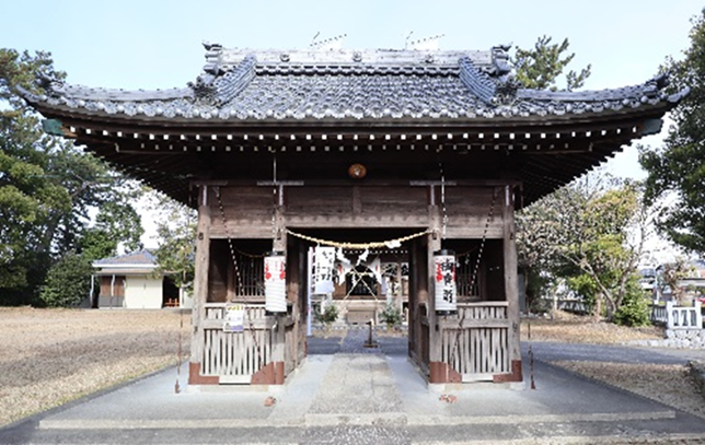 津毛利神社　隋神門